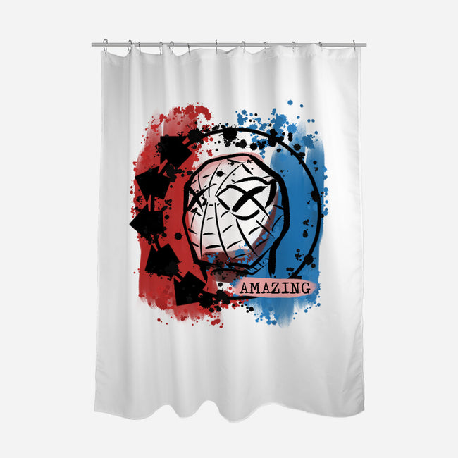 Spidey 182-None-Polyester-Shower Curtain-nickzzarto