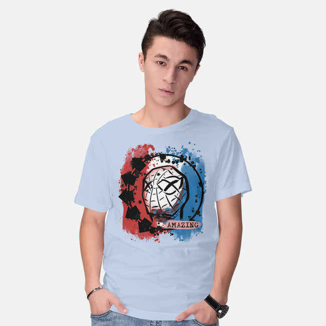 Spidey 182-Mens-Basic-Tee-nickzzarto