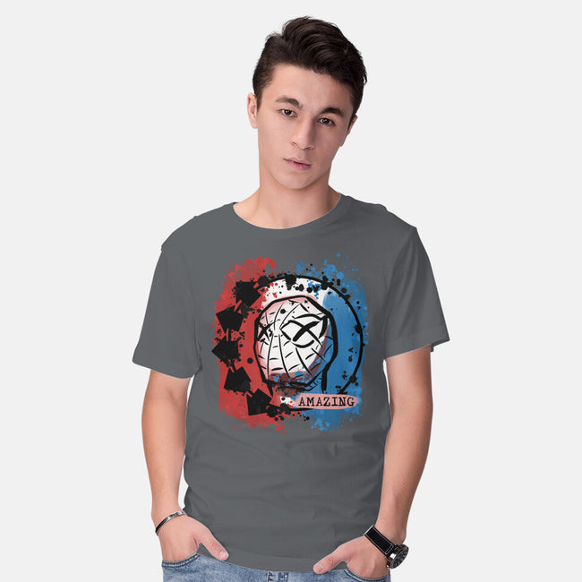 Spidey 182-Mens-Basic-Tee-nickzzarto