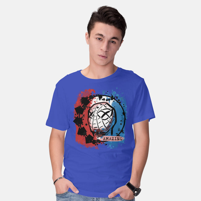 Spidey 182-Mens-Basic-Tee-nickzzarto