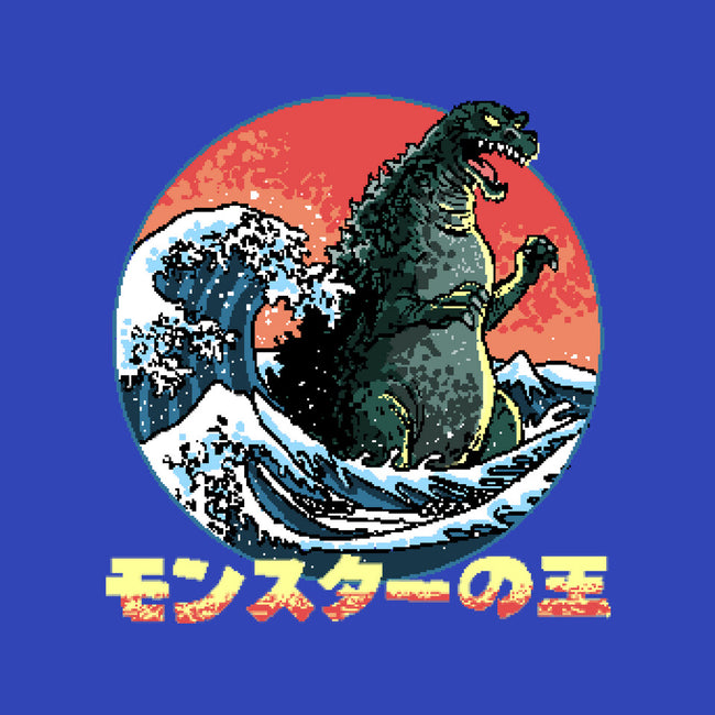 Pixel Kaiju-Womens-V-Neck-Tee-zascanauta