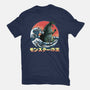 Pixel Kaiju-Womens-Fitted-Tee-zascanauta