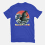 Pixel Kaiju-Womens-Fitted-Tee-zascanauta