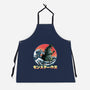 Pixel Kaiju-Unisex-Kitchen-Apron-zascanauta