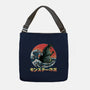 Pixel Kaiju-None-Adjustable Tote-Bag-zascanauta