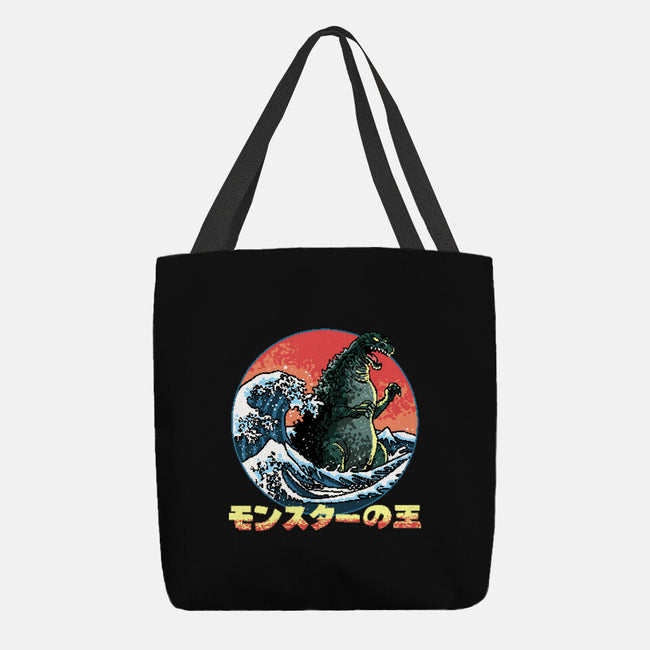 Pixel Kaiju-None-Basic Tote-Bag-zascanauta