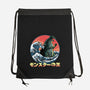 Pixel Kaiju-None-Drawstring-Bag-zascanauta