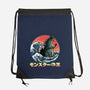 Pixel Kaiju-None-Drawstring-Bag-zascanauta