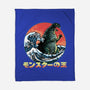 Pixel Kaiju-None-Fleece-Blanket-zascanauta