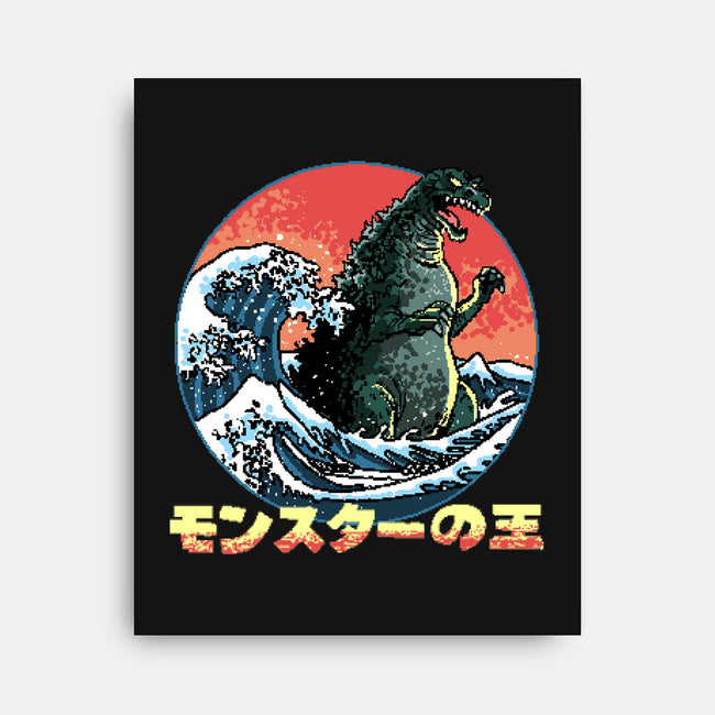 Pixel Kaiju-None-Stretched-Canvas-zascanauta