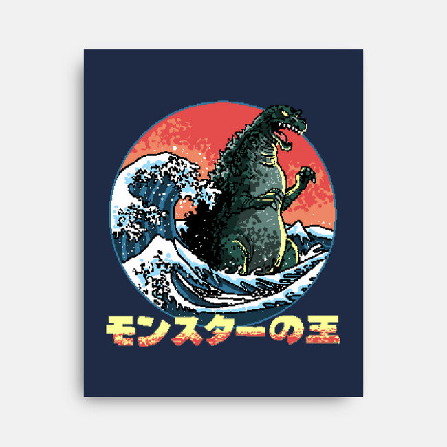 Pixel Kaiju-None-Stretched-Canvas-zascanauta