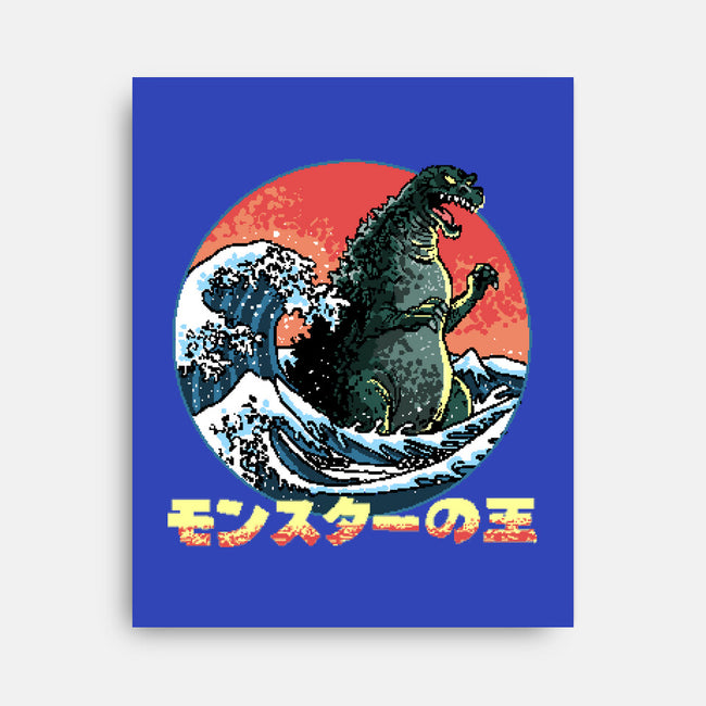 Pixel Kaiju-None-Stretched-Canvas-zascanauta