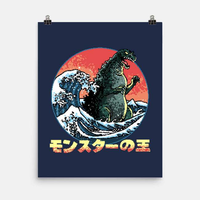 Pixel Kaiju-None-Matte-Poster-zascanauta