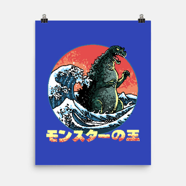 Pixel Kaiju-None-Matte-Poster-zascanauta
