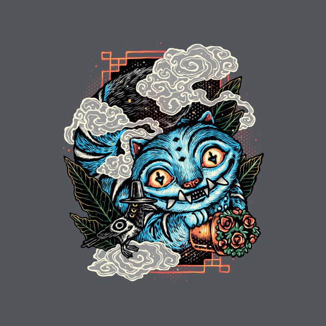 Ancient Blue Tiger-Unisex-Crew Neck-Sweatshirt-glitchygorilla