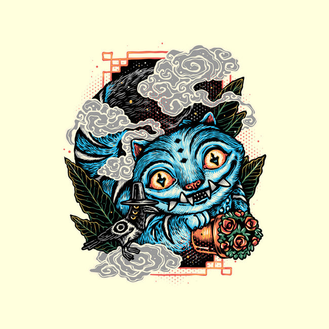 Ancient Blue Tiger-None-Glossy-Sticker-glitchygorilla