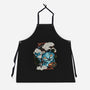 Ancient Blue Tiger-Unisex-Kitchen-Apron-glitchygorilla