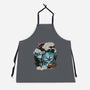 Ancient Blue Tiger-Unisex-Kitchen-Apron-glitchygorilla