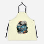 Ancient Blue Tiger-Unisex-Kitchen-Apron-glitchygorilla