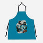 Ancient Blue Tiger-Unisex-Kitchen-Apron-glitchygorilla