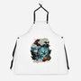 Ancient Blue Tiger-Unisex-Kitchen-Apron-glitchygorilla