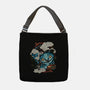 Ancient Blue Tiger-None-Adjustable Tote-Bag-glitchygorilla