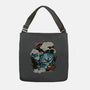 Ancient Blue Tiger-None-Adjustable Tote-Bag-glitchygorilla