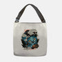 Ancient Blue Tiger-None-Adjustable Tote-Bag-glitchygorilla