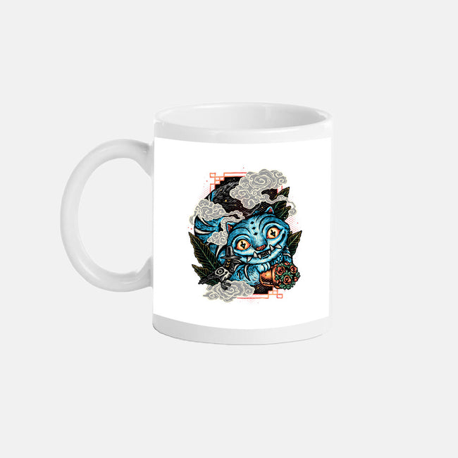 Ancient Blue Tiger-None-Mug-Drinkware-glitchygorilla