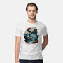Ancient Blue Tiger-Mens-Premium-Tee-glitchygorilla