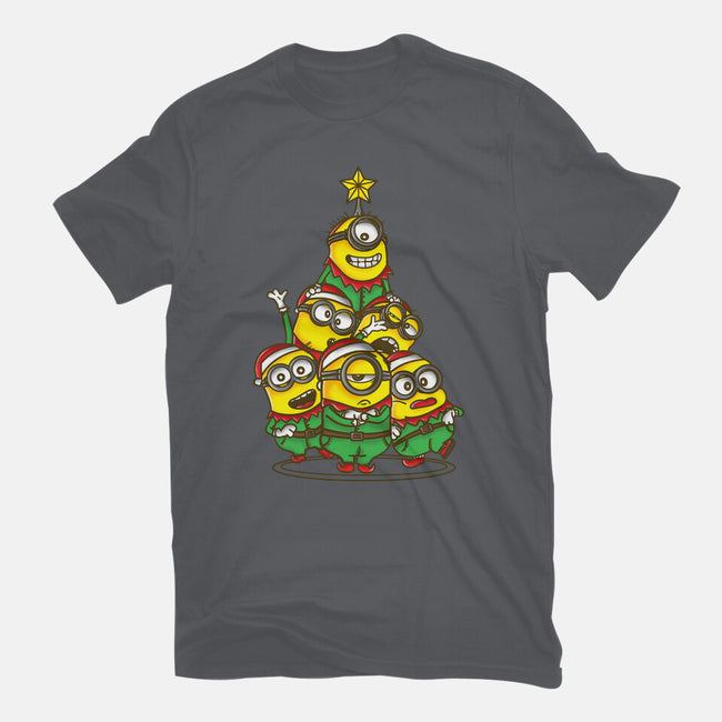 Christmas Minions-Unisex-Basic-Tee-turborat14