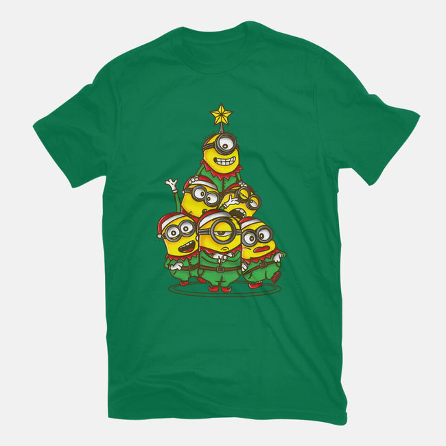 Christmas Minions-Mens-Heavyweight-Tee-turborat14