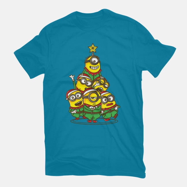 Christmas Minions-Mens-Basic-Tee-turborat14