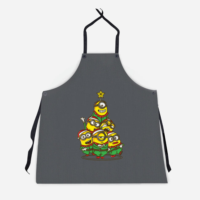 Christmas Minions-Unisex-Kitchen-Apron-turborat14