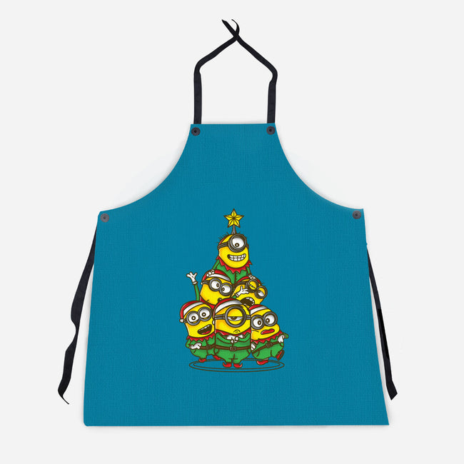 Christmas Minions-Unisex-Kitchen-Apron-turborat14