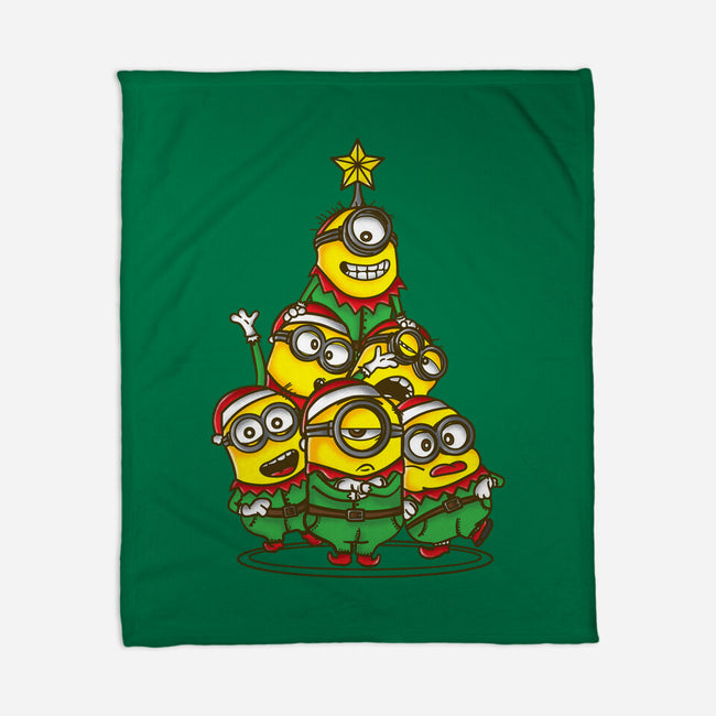 Christmas Minions-None-Fleece-Blanket-turborat14