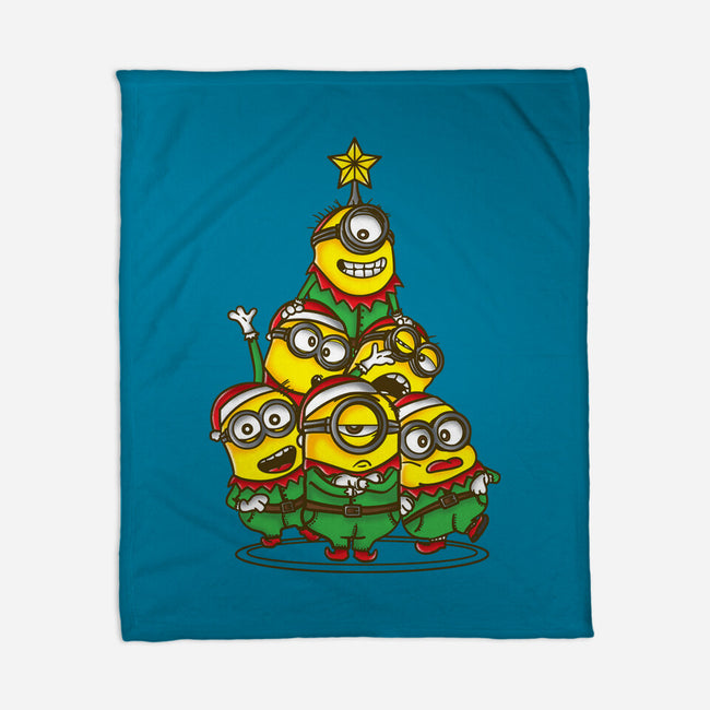 Christmas Minions-None-Fleece-Blanket-turborat14