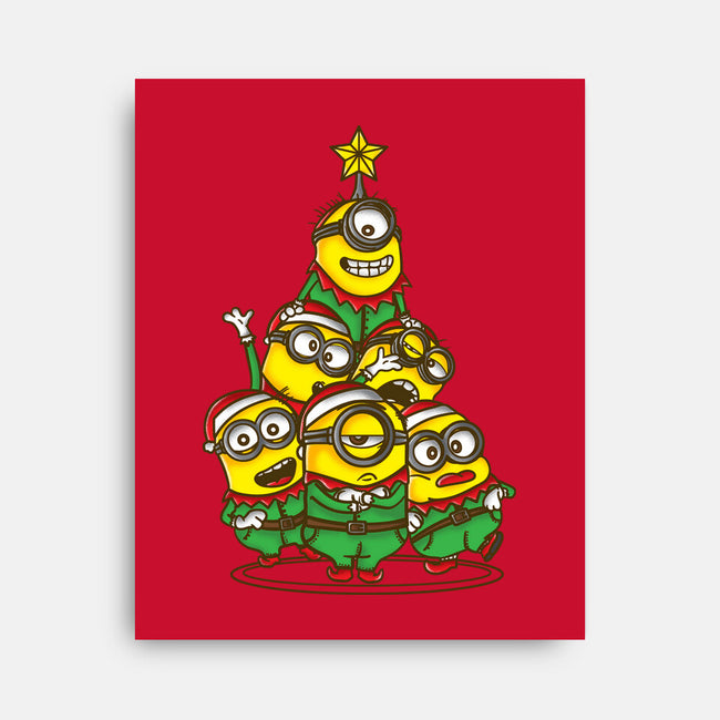 Christmas Minions-None-Stretched-Canvas-turborat14