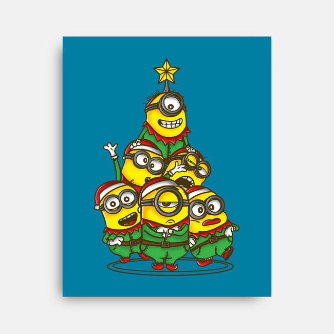 Christmas Minions-None-Stretched-Canvas-turborat14
