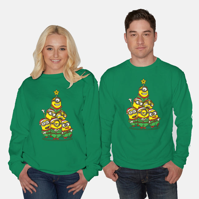 Christmas Minions-Unisex-Crew Neck-Sweatshirt-turborat14