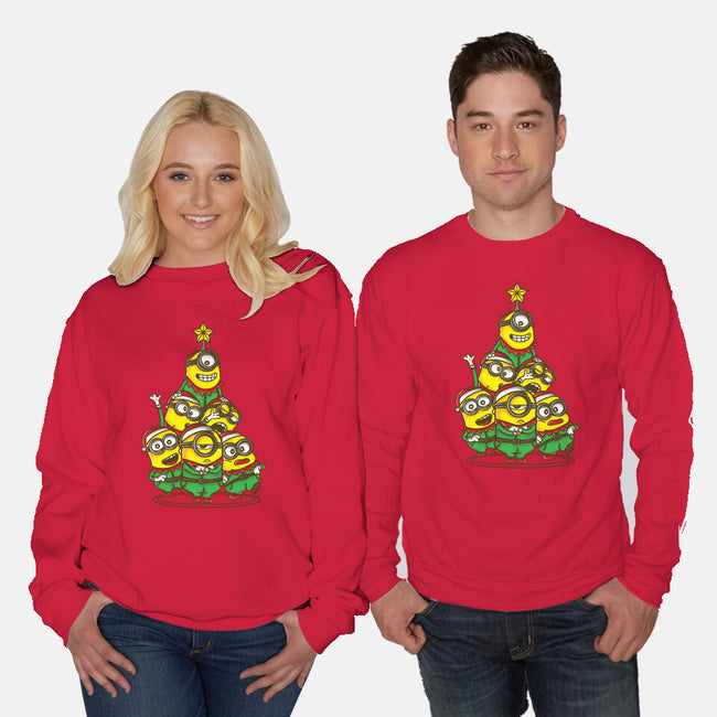 Christmas Minions-Unisex-Crew Neck-Sweatshirt-turborat14