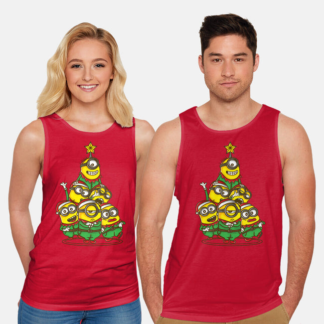 Christmas Minions-Unisex-Basic-Tank-turborat14