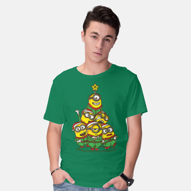 Christmas Minions-Mens-Basic-Tee-turborat14