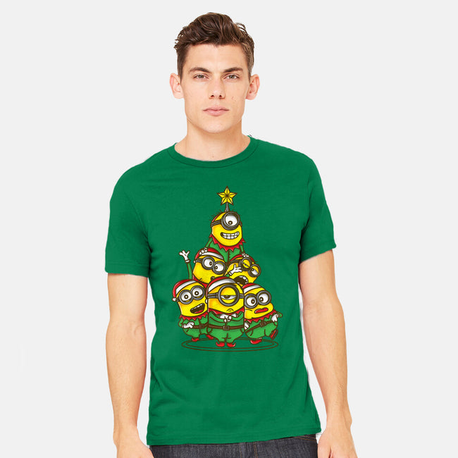 Christmas Minions-Mens-Heavyweight-Tee-turborat14