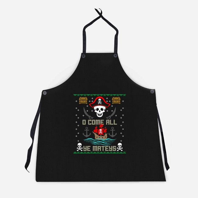 O Come All Ye Mateys-Unisex-Kitchen-Apron-Boggs Nicolas