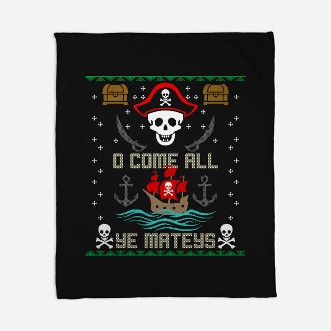 O Come All Ye Mateys-None-Fleece-Blanket-Boggs Nicolas