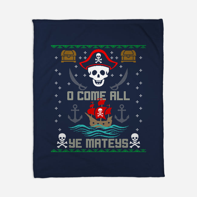O Come All Ye Mateys-None-Fleece-Blanket-Boggs Nicolas