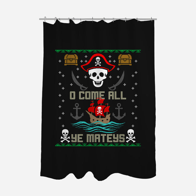 O Come All Ye Mateys-None-Polyester-Shower Curtain-Boggs Nicolas