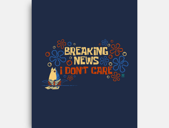 Breaking News I Don't Care