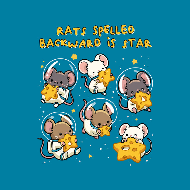 Rats Spelled Backward Is Star-None-Polyester-Shower Curtain-GoshWow